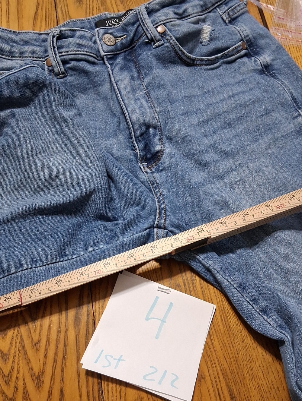 JUDY BLUE Jeans Womens 11 / 30 STRAIGHT LEGS ?? Denim Preowned Used Pants - Picture 2 of 5
